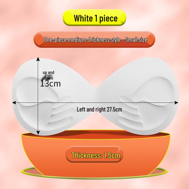 Seamless One-Piece Ultra-Thin Push-Up Sports Bra Pad Replacement