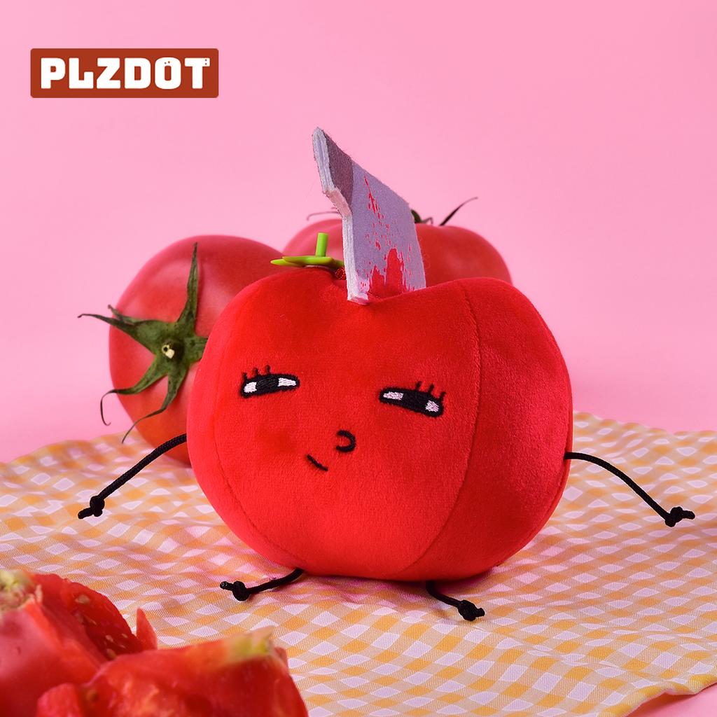 Plzdot Official Edition "Five-Star Good Fig" Jelly-Filled Little Egg Plush Blind Box Abstract Parody Doll Toy Figurine Gift
