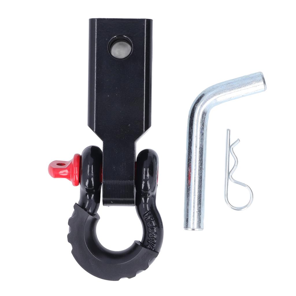 2in Shackle Hitch Receiver Steel Vehicle Recovery Towing Accessories for Cars Trucks