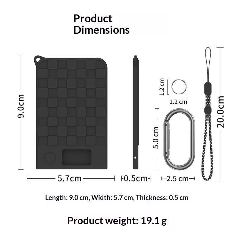 For Plaud Note/Plaud Note Pro(2025) Pc Magnetic Voice Recorder Case Silicone Integrated Watch Strap Case