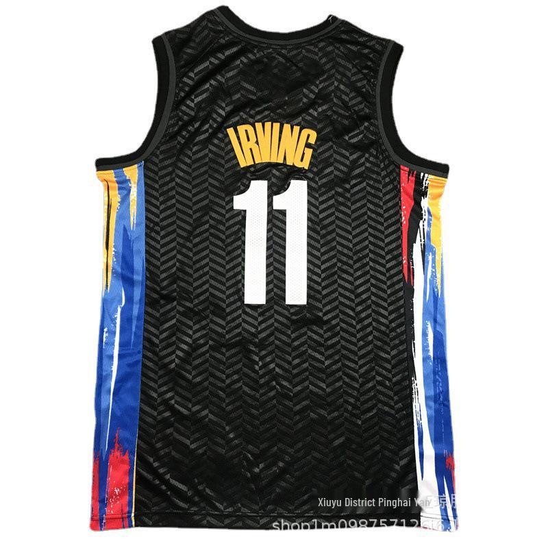 Kyrie Irving #11 Nets Embroidered Basketball Jersey