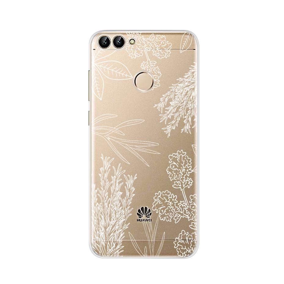 For Huawei P Smart 5.65inch Case Cute TPU Soft Silicone Back Cover Phone Case For Huawei P Smart 2018 FIG-LX1 PSmart Case