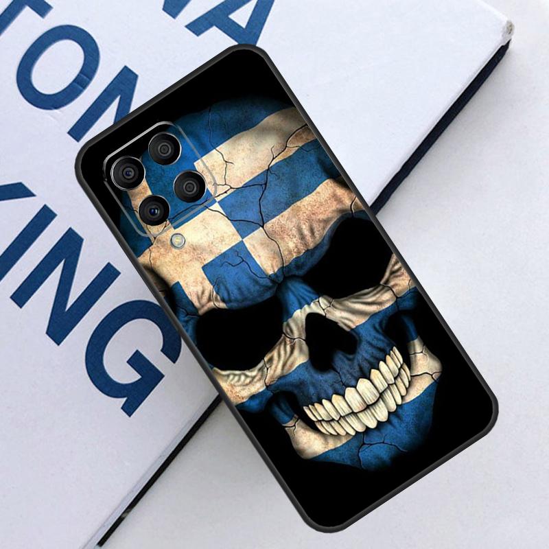 Greece Greek Flag For Samsung Galaxy M16 M06 M33 M13 M35 M53 M11 M21 M31 M55 M15 M14 M34 M54 M12 M32 M52 Case
