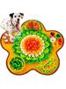 Sniff Mat Suitable For Dogs Multi-Functional Dog Feeding Mat Boredom Busters Suitable For Dogs With Pupsicles Dog Games And Treat Dispenser Decor
