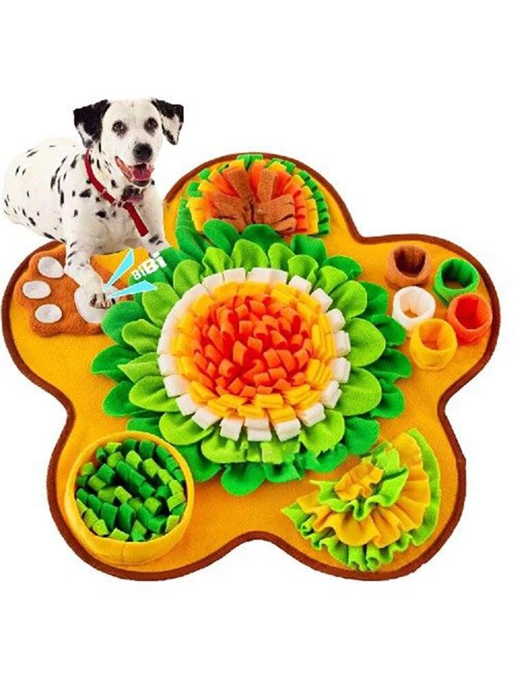 Sniff Mat Suitable For Dogs Multi-Functional Dog Feeding Mat Boredom Busters Suitable For Dogs With Pupsicles Dog Games And Treat Dispenser Decor