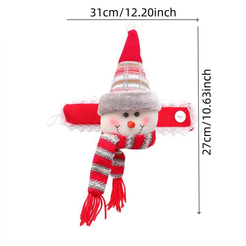 Christmas Cartoon Curtain Buckle Santa Claus Snowman Elk Christmas Curtain Accessories Home Hotel New Year Christmas Decoration