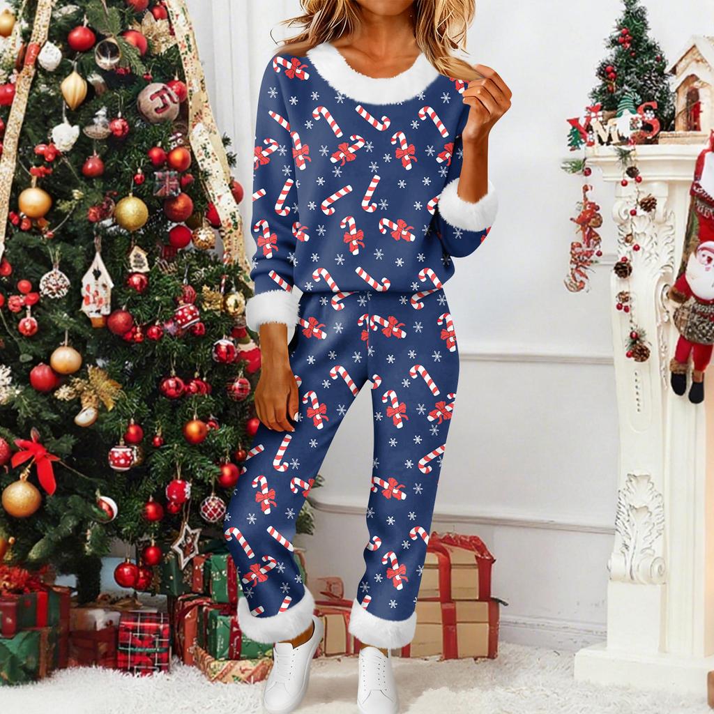 Damenmode Lässig Homewear Mode Lässig Bedruckter Cardigan Hemd Hosen Set