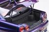 AUTOart 1/18 Scale Nismo R34 GT-R Z-tune Midnight Purple III Finished Product