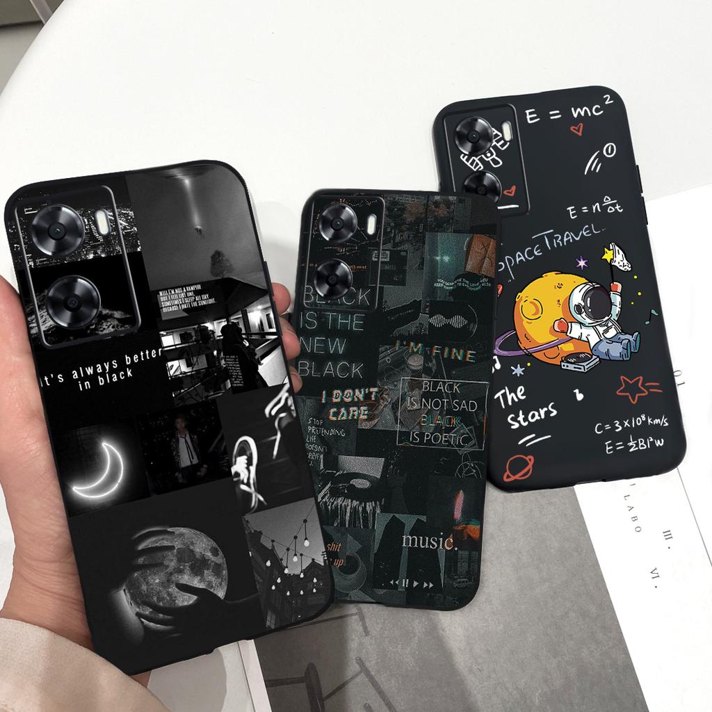 For OPPO A57 A77 4G Case Cute Cool Cartoon Back Cover TPU Soft Silicone Phone Cases For OPPO A77 5G A57s A57e A77s 4G Bumper Bag