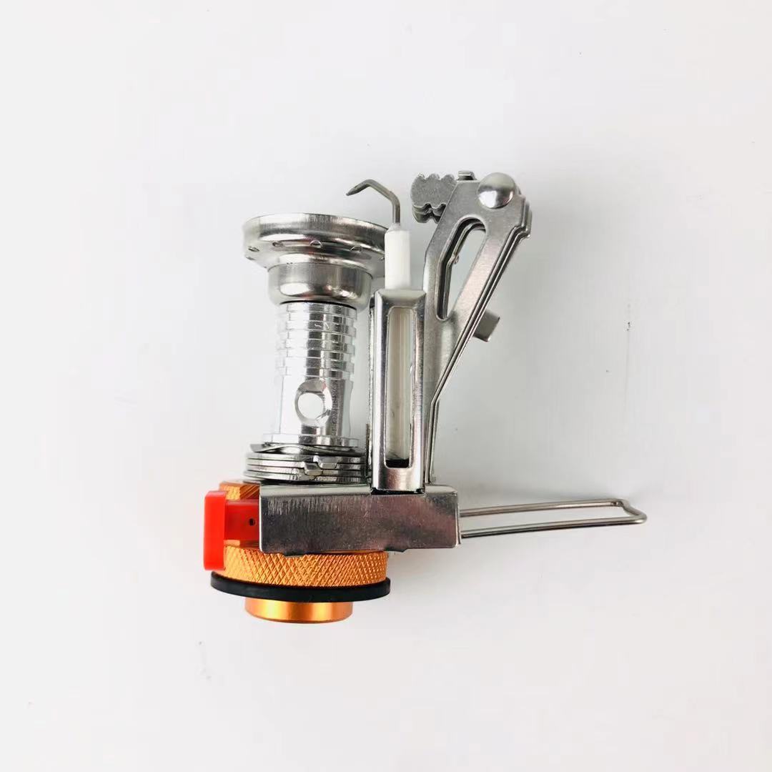 Cooking, Camping, Integrated Mini Stove With Electronic Ignition, Portable Stove, Cooker For Travel White (orange) plastic box packaging