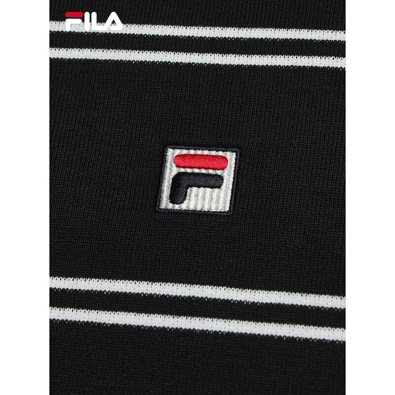 FILA Men's Striped Knit Turtleneck Sweatshirt