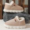 Unisex Zimowe Buty Pluszowe Ciepłe Płaskie Męskie Damskie Kapcie Domowe Puszyste Męskie Bawełniane Przytulne Buty Moda Casual Futro Pluszowe