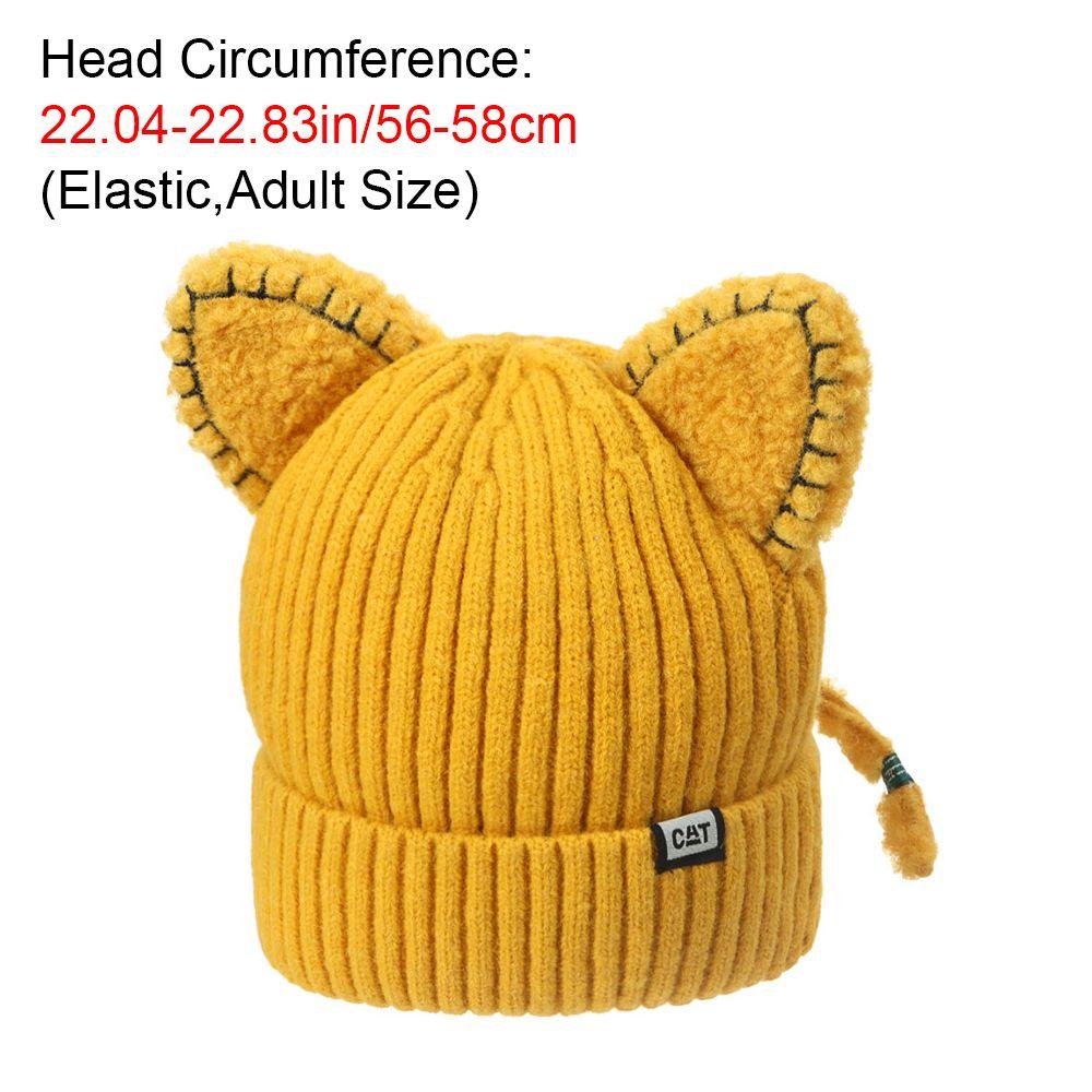 Buy Cute Plush Bear Ears Beanies Hat 