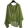 2026 Women's Lightweight Ice Silk Hooded Sun Protection Shirt - Slimming, Loose Fit for Summer
