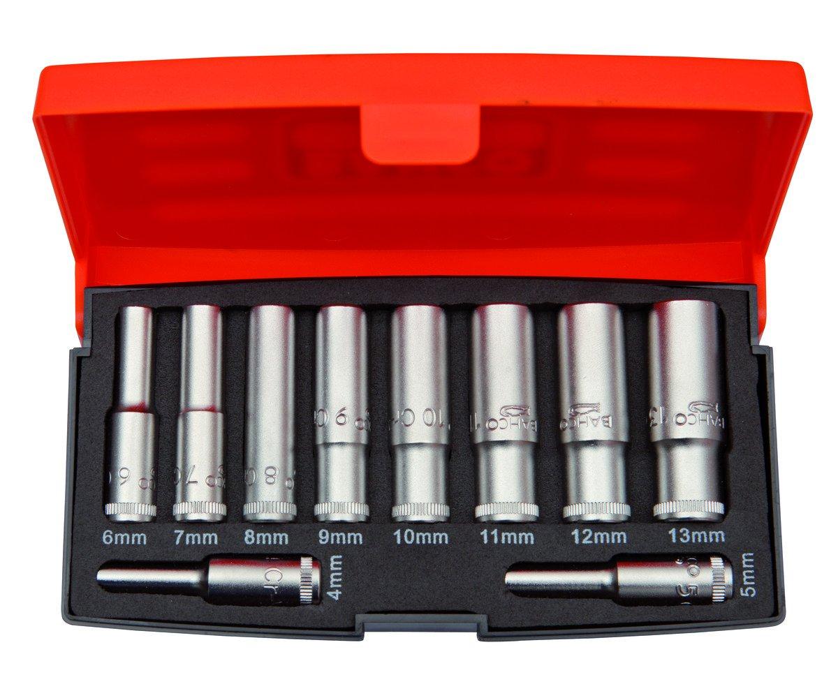 

Bahco 1/4 Socket Set S0810L