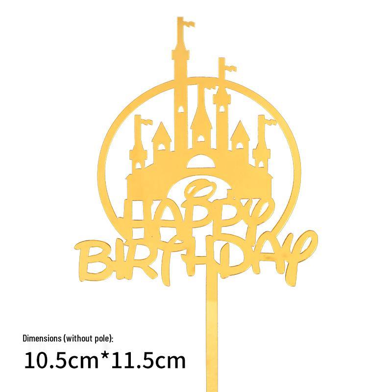 Princess and Prince Ferris Wheel Cake Topper for Birthday Decoration