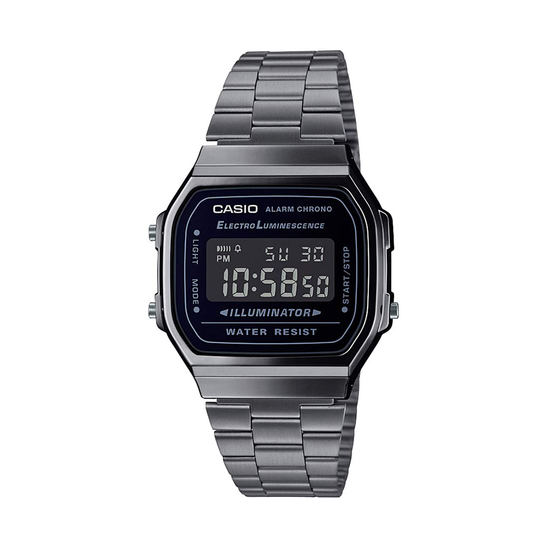 Casio Vintage A168WGG-1BDF Unisex Digitālās Pulkstenis