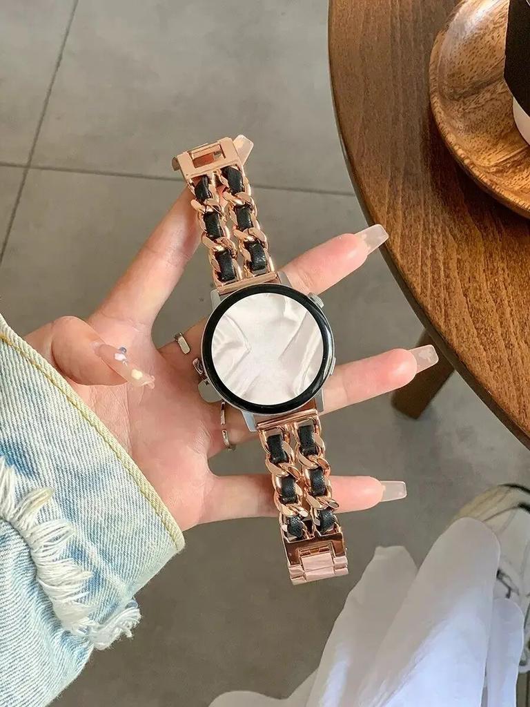 Women Strap For COLMI M40 M41 M42 V31 V23 V68 p60 P28 P18 P16 P12 P71 C81 C80 C63 C61 C60 i20 i30 Metal diamond watchband chain