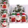 Cheerful Claus Santa Wine Bottle Sleeve Crafted From Durable Polyester Material