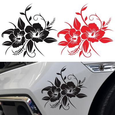 D-798 Practical Car Flower Decal Strong Adhesive Compact Long-lasting