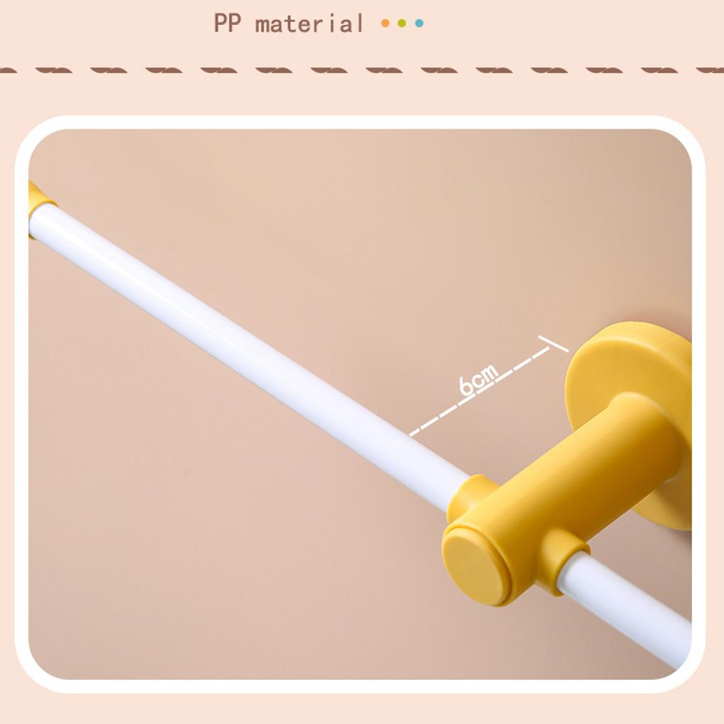 Storage Rack Clothing Holder Puncture-free No Drill Handily Install Convenience Multipurpose Sundries Mount Home Supplies