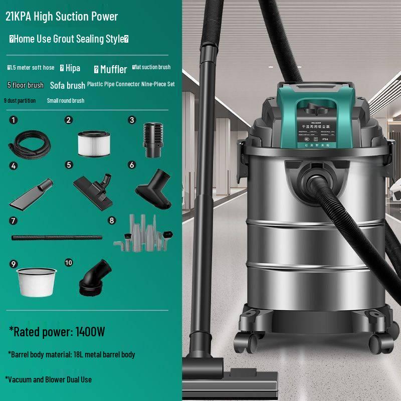 Dual-Use Wet & Dry Vacuum Cleaner: Powerful Suction for Home & Industrial Cleaning, Grout Special