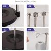 Single Thread Holder Stand, Adjustable Cone Thread Stand Holder for Sewing Machine, Adjustable Metal Spool Holder