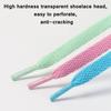 1 Pair New Black White Shoe Laces / AF1 Shoelaces Flat Thicken Weave Craft Off High-top Sneaker Shoelace Accessories 25 Colors