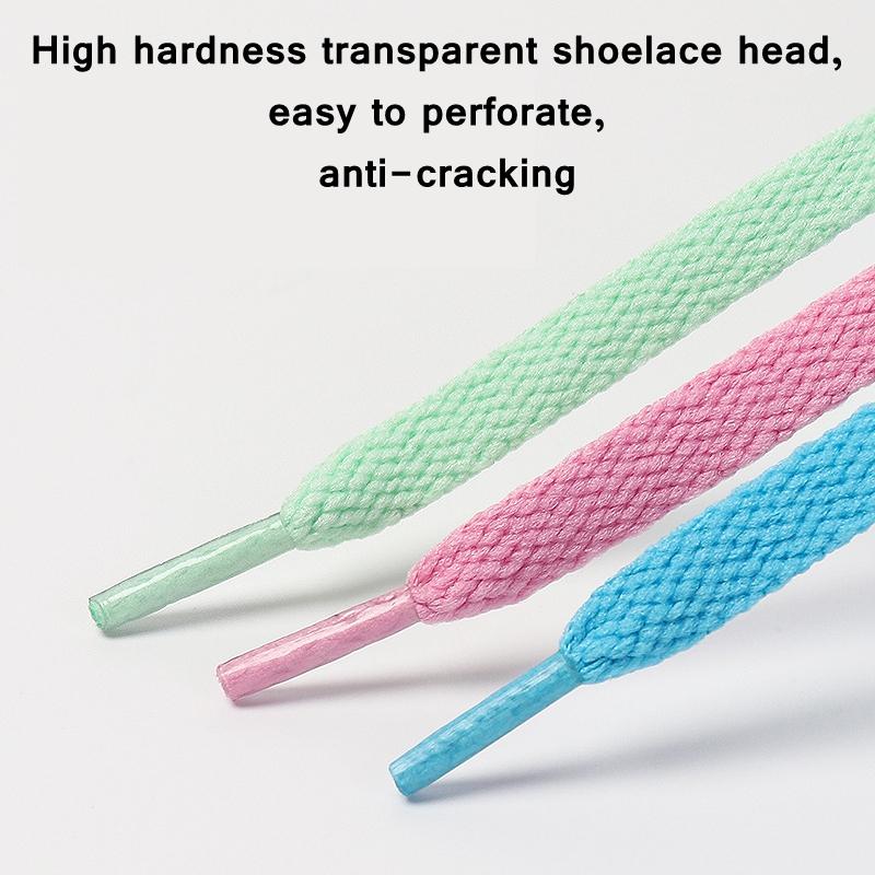 1 Pair New Black White Shoe Laces / AF1 Shoelaces Flat Thicken Weave Craft Off High-top Sneaker Shoelace Accessories 25 Colors