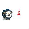 Figurine Craft Knick Knack Resin Fire Statue Flame for House Decorations Bookshelf Living