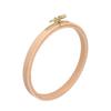 2pcs Beech Wood Cross Stitch Hoop 6 Inch Embroidery Frame Wooden Embroidery Hoop  For Art Craft