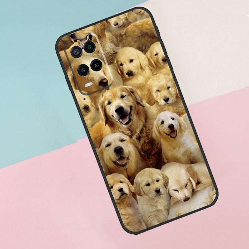 Golden Retriever Dog For Oppo A74 A94 A54 A80 A78 A98 A40 A60 A18 A38 A58 A15 A17 A77 A57S A16 A76 A96 Phone Case