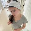 M Softy Hairband (white Melange)