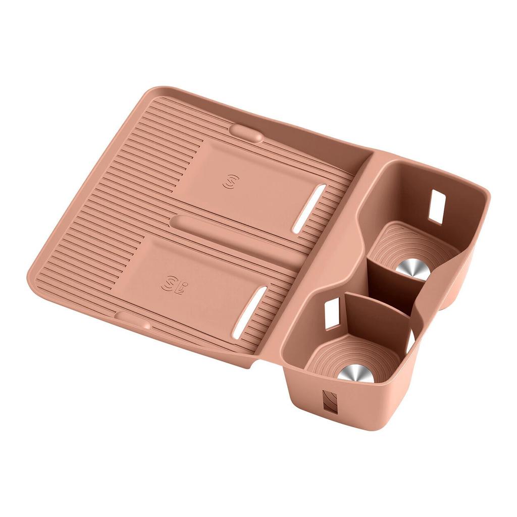 L90 Center Console Cup Holder Wireless Charger & Protective Mat for Car Interior