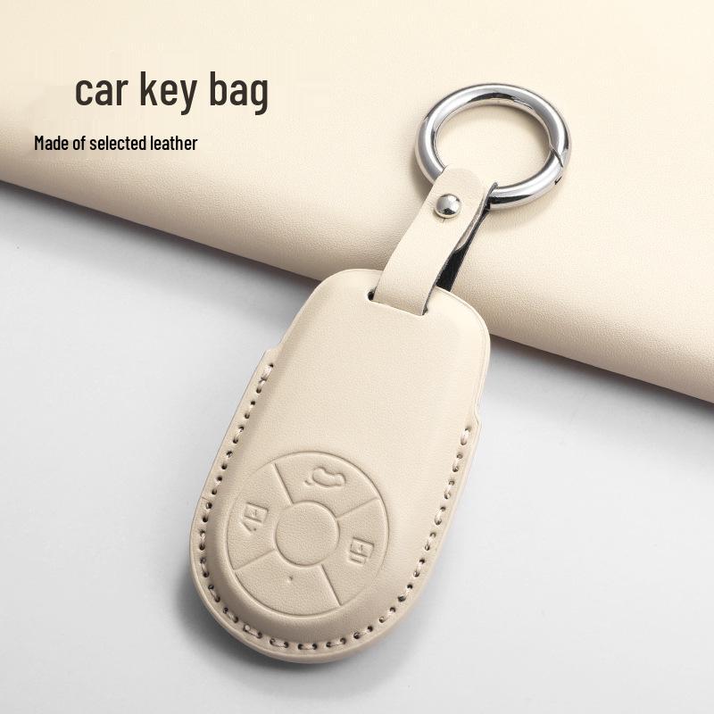 ORA Good Cat Key Case for 2023 Models - Black Cat, Lightning Cat, White Cat, GT, Ballet Cat - Women's Bag Texture, Rice Color