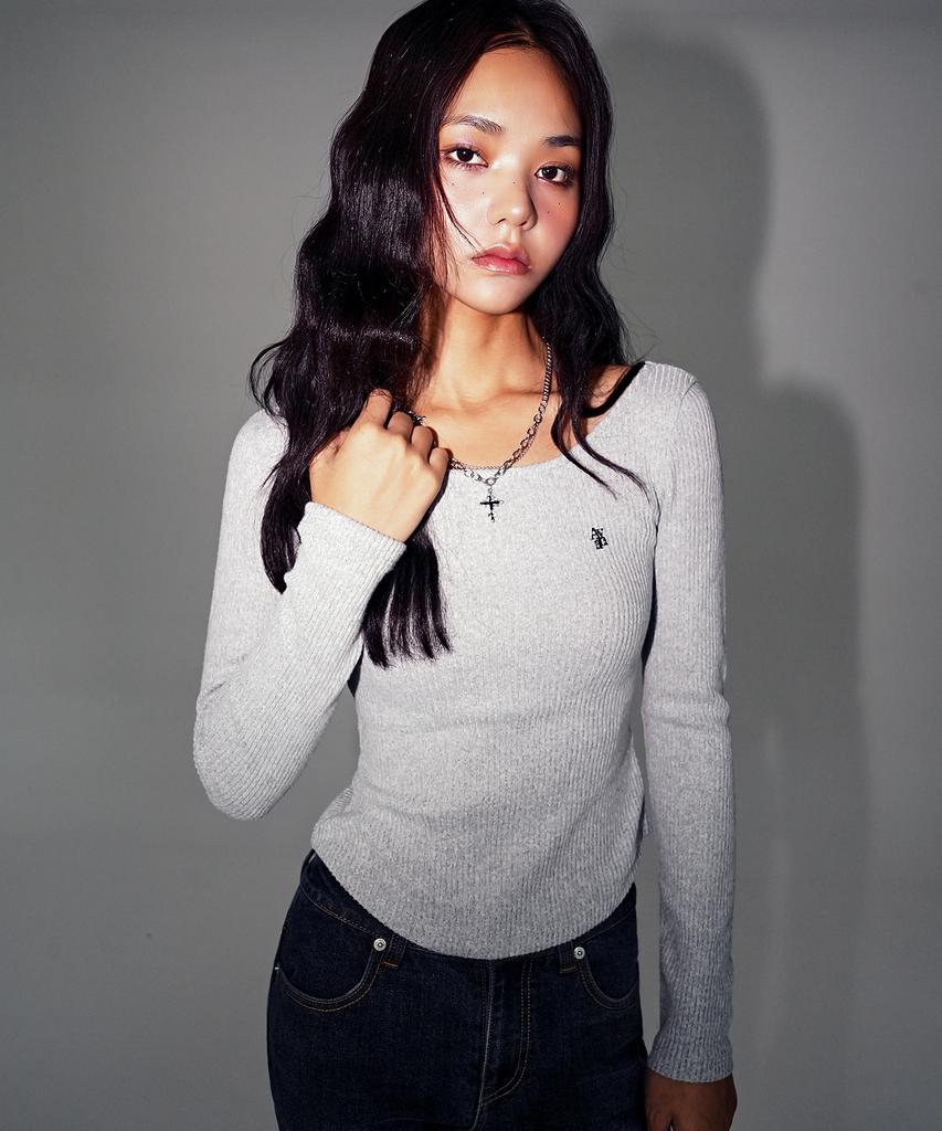 AVANDRESS Stretch Round Top_5Colors