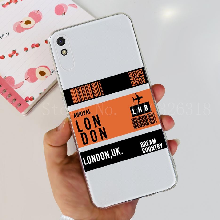 For Xiaomi Redmi 9A Case Stylish Painted Cover Soft Silicone Phone Case For Xiaomi Redmi 9AT 9A Redmi9A Back Cover 6.53'' Bumper