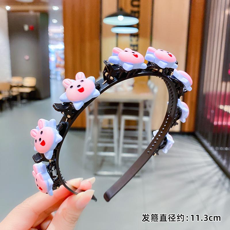 New Cute Cartoon Hairbands Girls Flowers Fruits Shape Hair Hoop Bands Korea Headwear Children for Kids Hair Accessories Gift