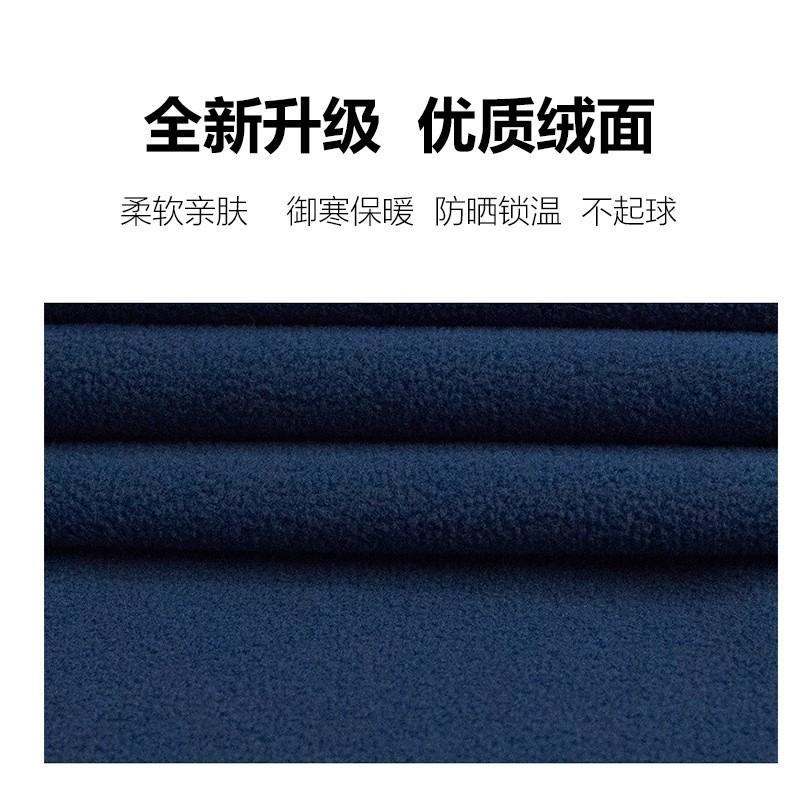 Simple Classic Men Women Fleece Short Scarf Fall Winter Neck Warmer Solid Muffler Male Thermal Classic Cold-proof Scarf Female