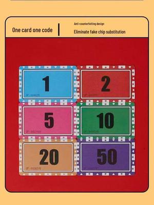 Casino Mahjong Thickened Frosted Chips & Waterproof Cards