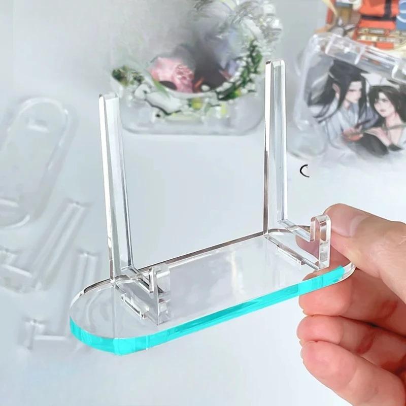 

Каваи Кружево Карточка Фоторамка Милый Бантик Акриловая Подставка 3 Дюйма Держатель для Фотокарточек Аниме K-pop Рамка для Фотографий для Декора Комнаты Девочки