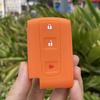 Silicone Car Key Fob Cover Case Shell Set For Toyota Corolla Verso 2004 2006 2007 Prius Gen 20 2005 2008 Remote Key Accessories