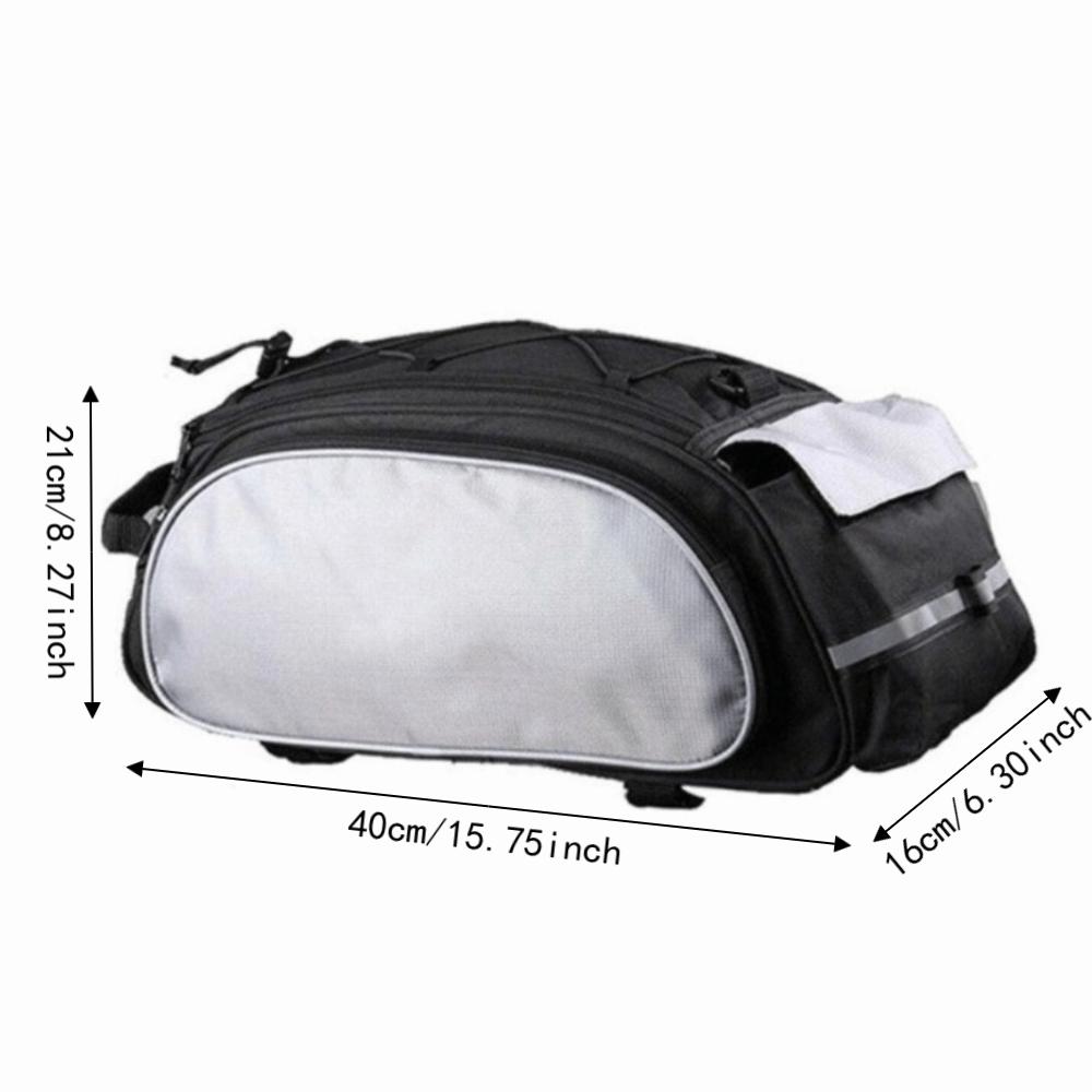 Mit Schultergurt Fahrrad Gepäckträgertasche Schnellverschluss Hinterrad Gepäckträgertasche Tägliches Fahren