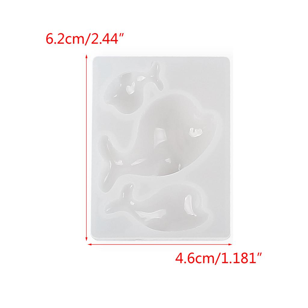 Dolphin Silicone Mold Candle Aromatherapy Soap Making Mould Chocolate Candy Decorating Tool Decoration Supply
