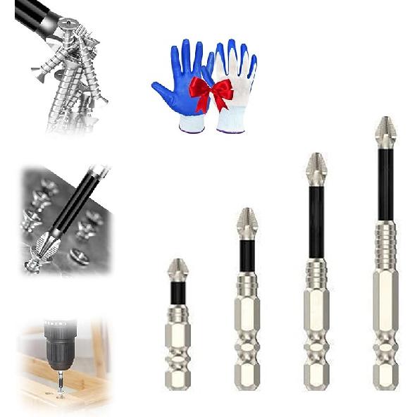 

Ударопрочное и нескользящее сверло K5, Нескользящее сверло K5, Магнитные биты для отвертки Slideach, Набор ударостойких бит Ph2, Магнитный Slideach 25,50,65,75