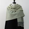 Women's Double-sided Wool Cashmere Scarf Shawl: New High-end Autumn/Winter 2026 Style