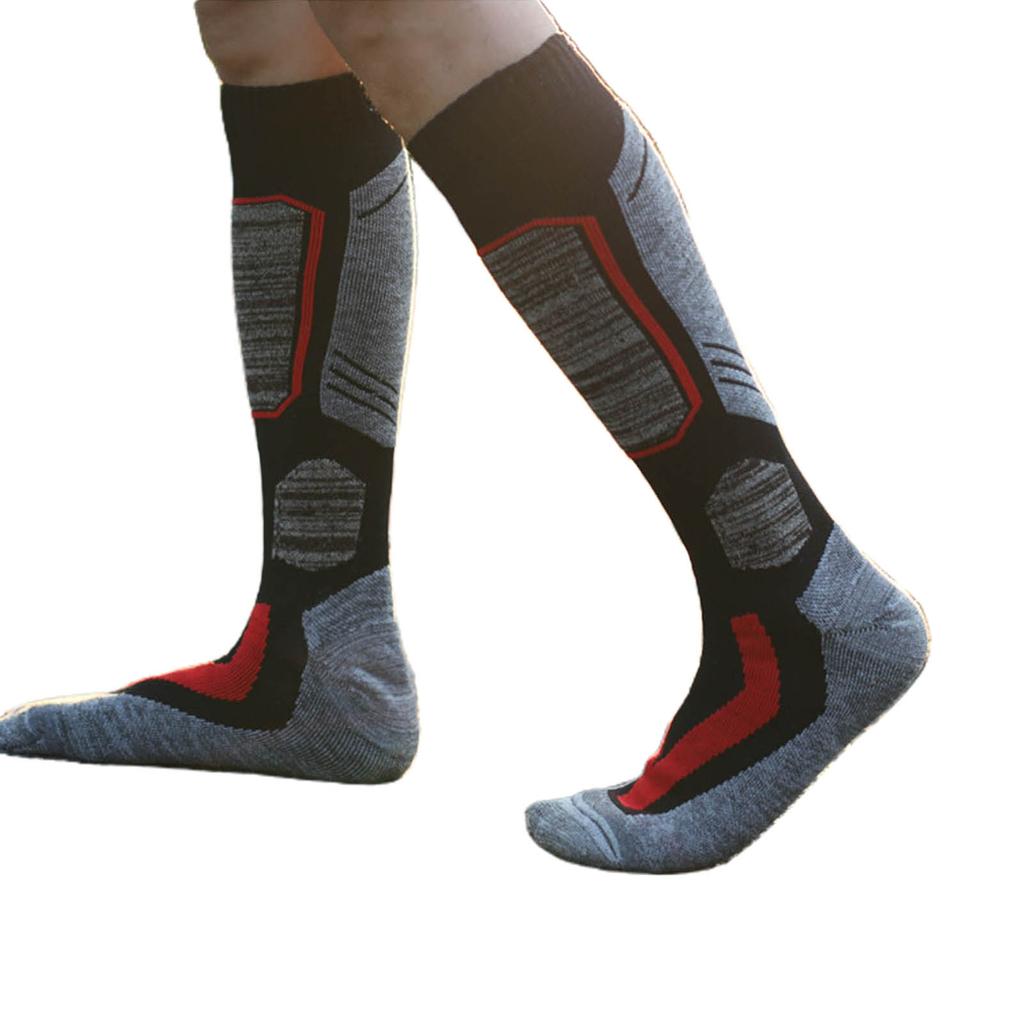 1 Pair Men Women Cotton Ski Socks Cold Weather Socks for Snowboarding Warm Socks