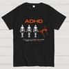 ADHD AWARENESS Unisex 100% Cotton Summer Casual Cool Loose T-Shirt