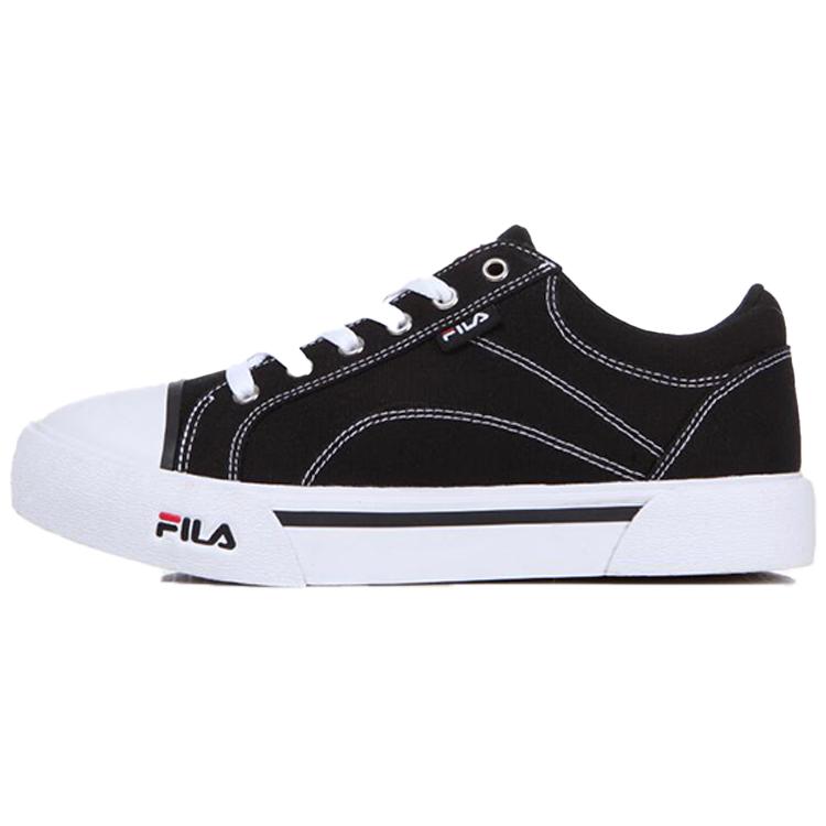 FILA Como Skateboard Shoes Unisex Low top Black/White 1XM01003_001