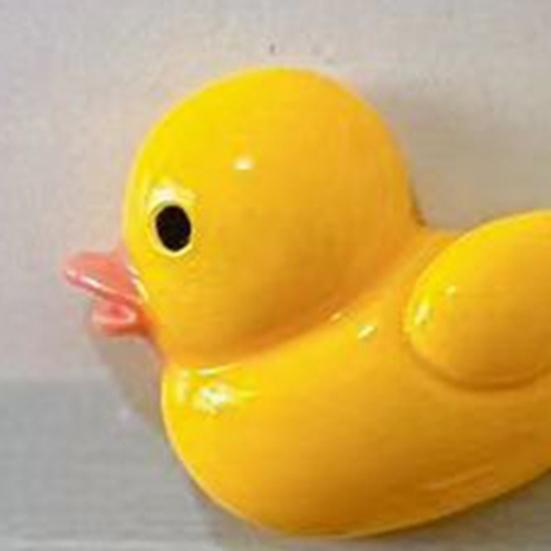 10Pcs Little Yellow Duck Refrigerator Magnet Home Office Kitchen Locker Fridge Magnetic 3D Cartoon Duck Decoration Ornament